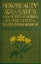 [Gutenberg 53882] • How Beauty Was Saved, and Other Memories of the Sixties